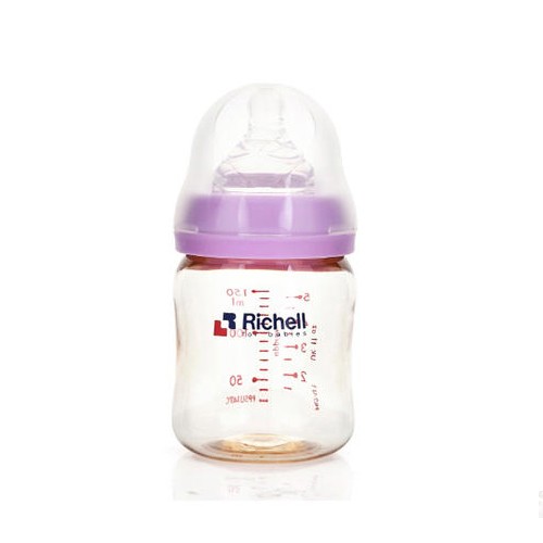 Richell PPSU奶瓶(連母乳實感矽膠S孔奶咀一個)150ml